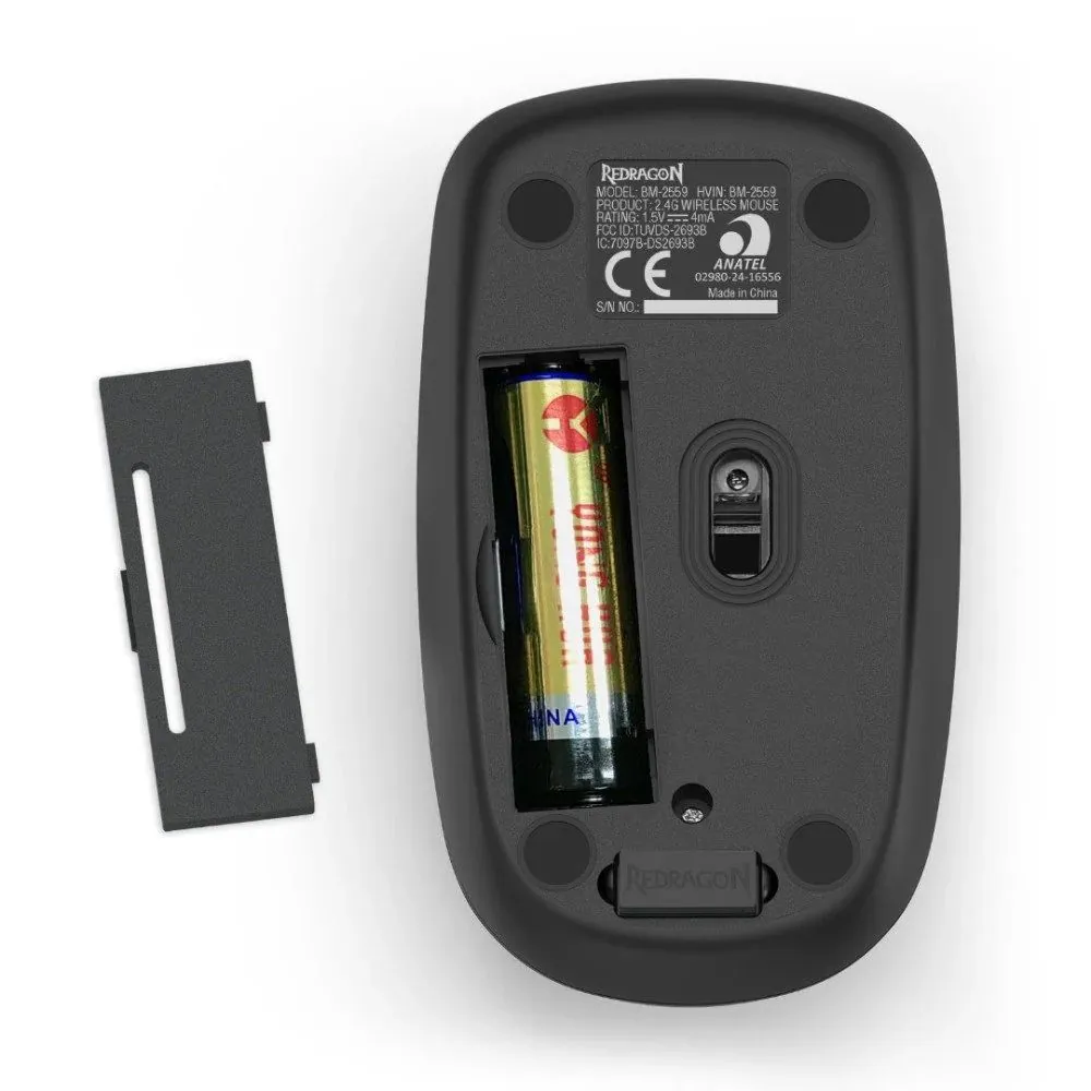 Redragon BM-2559 Wireless Mouse Black – 5. kép