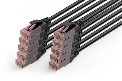 Digitus CAT6 U-UTP Patch Cable 1m Black (10 Pack) – 2. kép