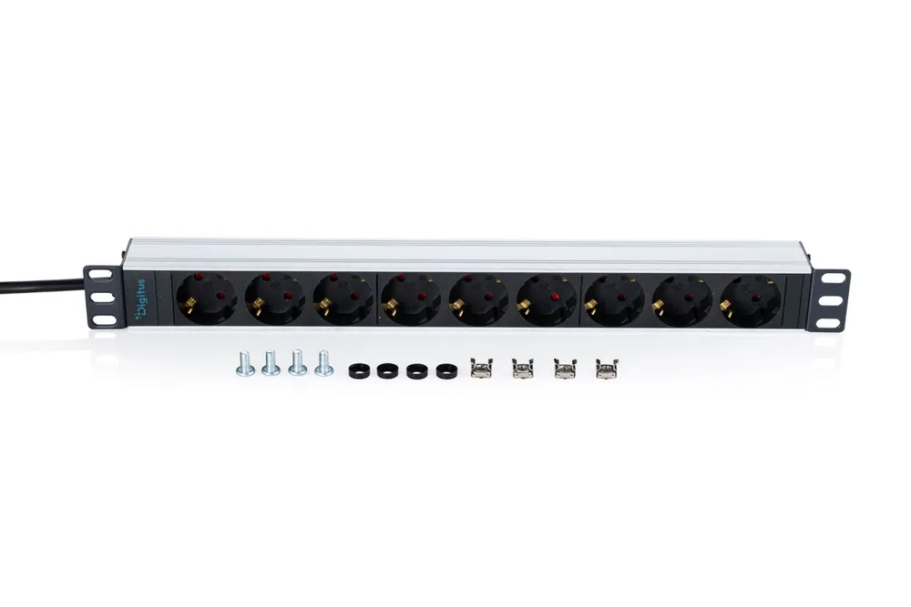 Digitus DN-95444 Túlfeszültségvédő 9DIN 2m Black/White – 3. kép