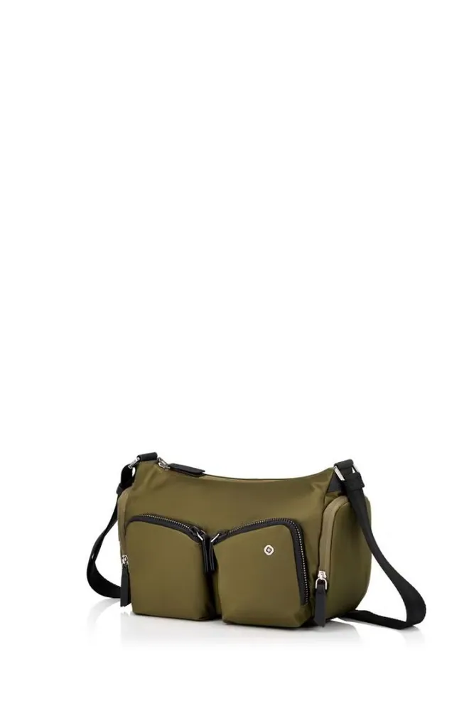 Samsonite Blazing Shoulder Bag 2 Comp Olive Green – 4. kép