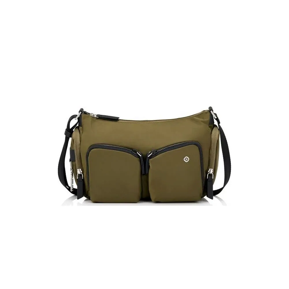 Samsonite Blazing Shoulder Bag Multi PKT Olive Green