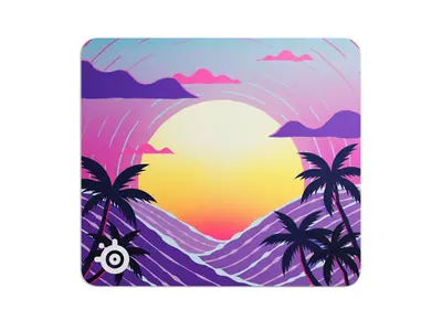 Steelseries Qck (Large) Neon Sunset Gaming Egérpad – 2. kép