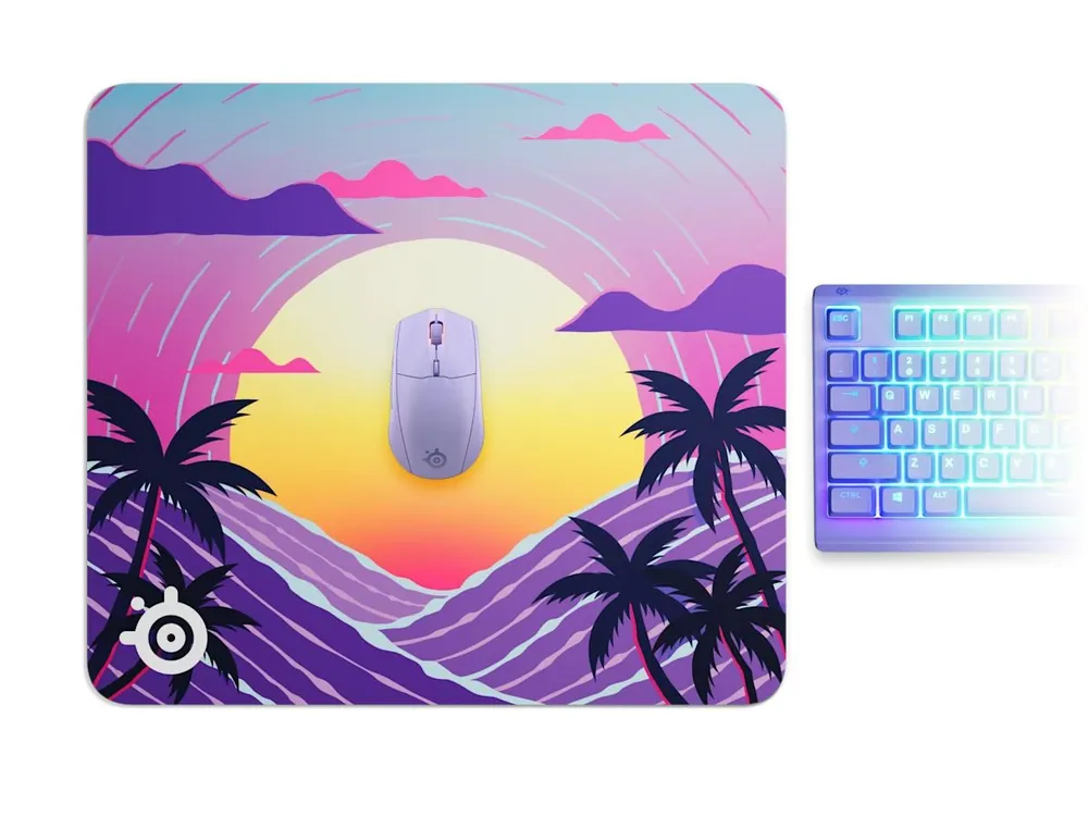 Steelseries Qck (Large) Neon Sunset Gaming Egérpad – 3. kép