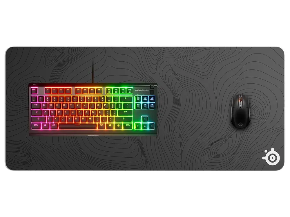 Steelseries Qck (XXL) Topographic Gaming Egérpad Grey – 3. kép