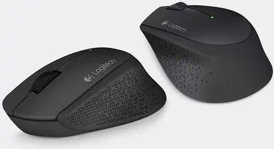 Logitech Egér - M280 (Vezeték nélküli, Optikai, 1000 DPI, fekete)