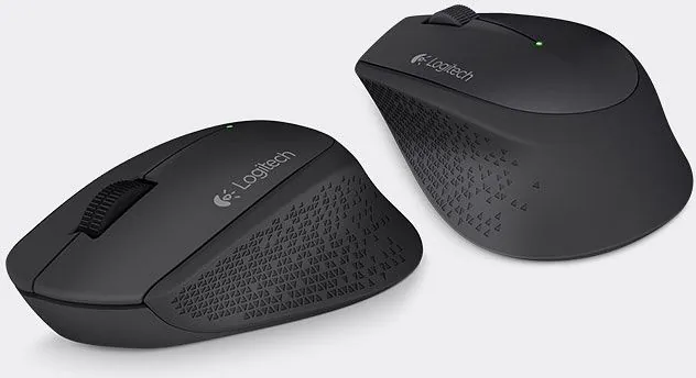 Logitech Egér - M280 (Vezeték nélküli, Optikai, 1000 DPI, fekete)