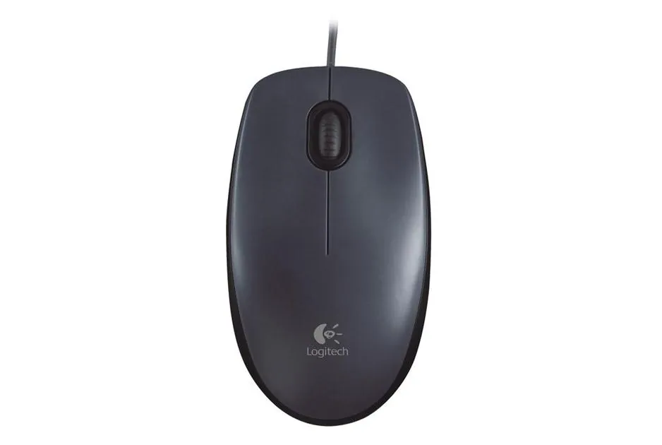 Logitech Egér - M90 (Vezetékes, Optikai, USB, 1000 DPI, fekete)