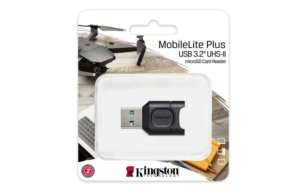 Kingston USB 3.2 MobileLite Plus MicroSD kártyaolvasó MLPM – 3. kép