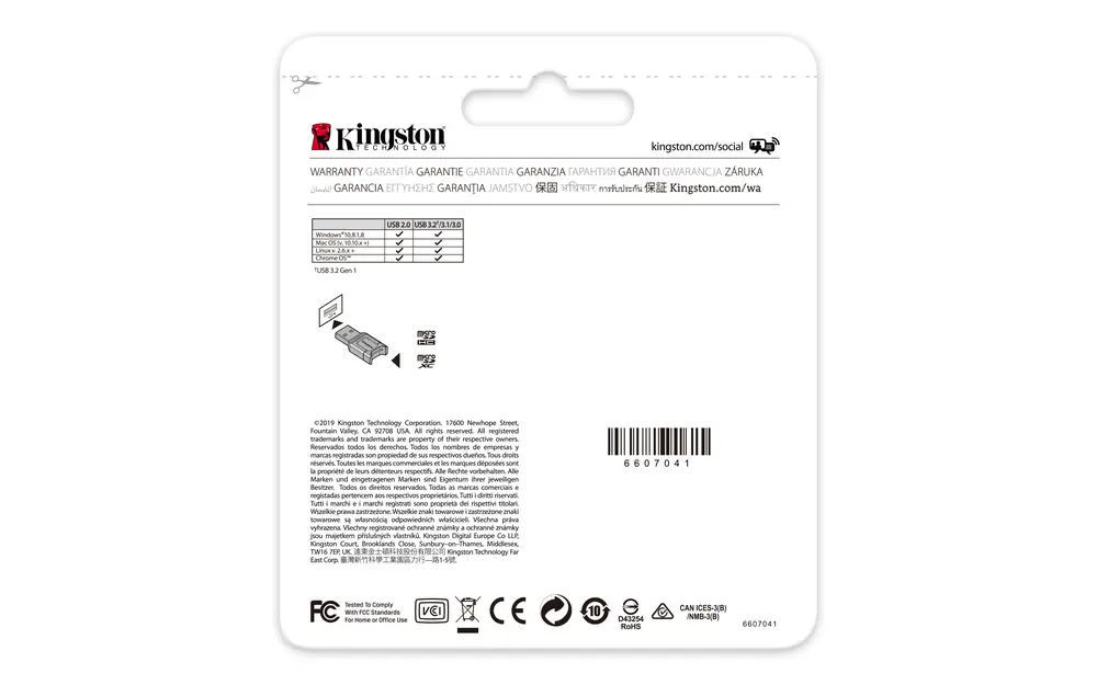 Kingston USB 3.2 MobileLite Plus MicroSD kártyaolvasó MLPM – 4. kép