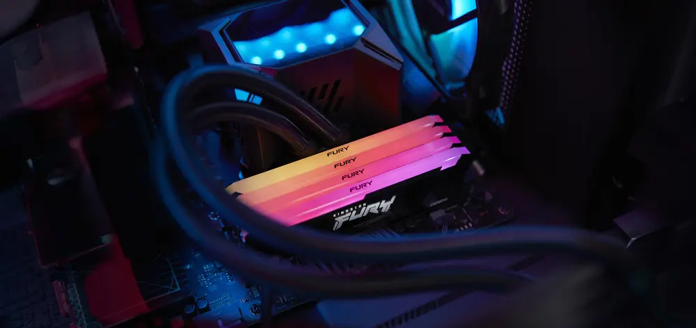 16GB 3200MHz Kingston DDR4 Fury Beast RGB RAM KF432C16BB2A/16 – 4. kép