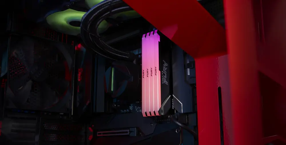 16GB 3200MHz Kingston DDR4 Fury Beast RGB RAM KF432C16BB2A/16 – 5. kép