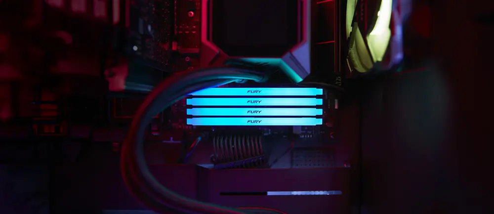 16GB 3200MHz Kingston DDR4 Fury Beast RGB RAM KF432C16BB2A/16 – 6. kép