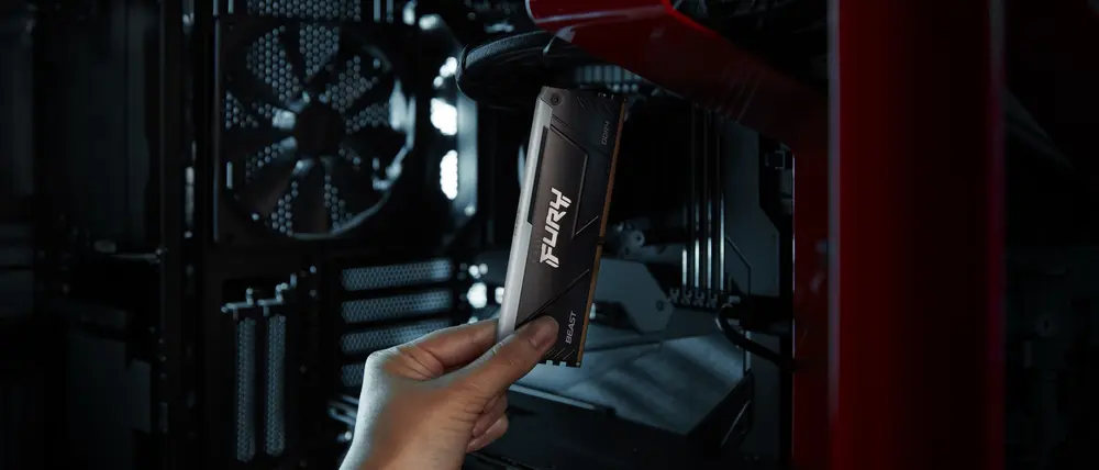 16GB 3200MHz Kingston DDR4 Fury Beast RGB RAM KF432C16BB2A/16 – 8. kép