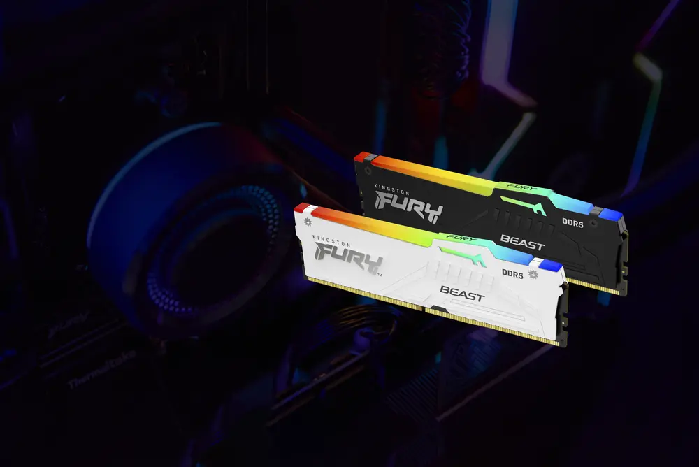 32GB 6400MHz Kingston DDR5 Fury Beast Expo RGB RAM KF564C32BWEA-32 – 5. kép