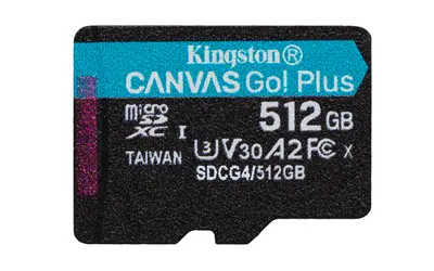 SD Micro 512GB XC Kingston Adapter nélkül UHS-I U3 SDCG4/512GBSP