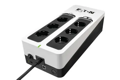 EATON szünetmentes 550VA - 3S550D Gen 2 (6 Schuko kimenet, Standby, USB, vonal védelem, szoftver)