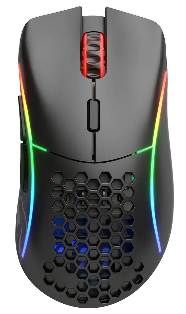 Glorious Gaming Model D RGB rádiós optikai egér fekete GLO-MS-DW-MB
