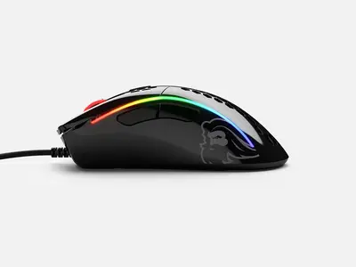 Glorious Gaming Model D- RGB USB optikai egér fényes fekete GLO-MS-DM-GB – 2. kép