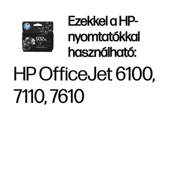 HP CN053AE /932XL fekete patron – 2. kép