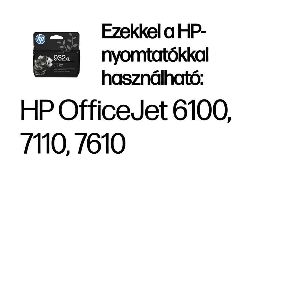HP CN053AE /932XL fekete patron – 2. kép