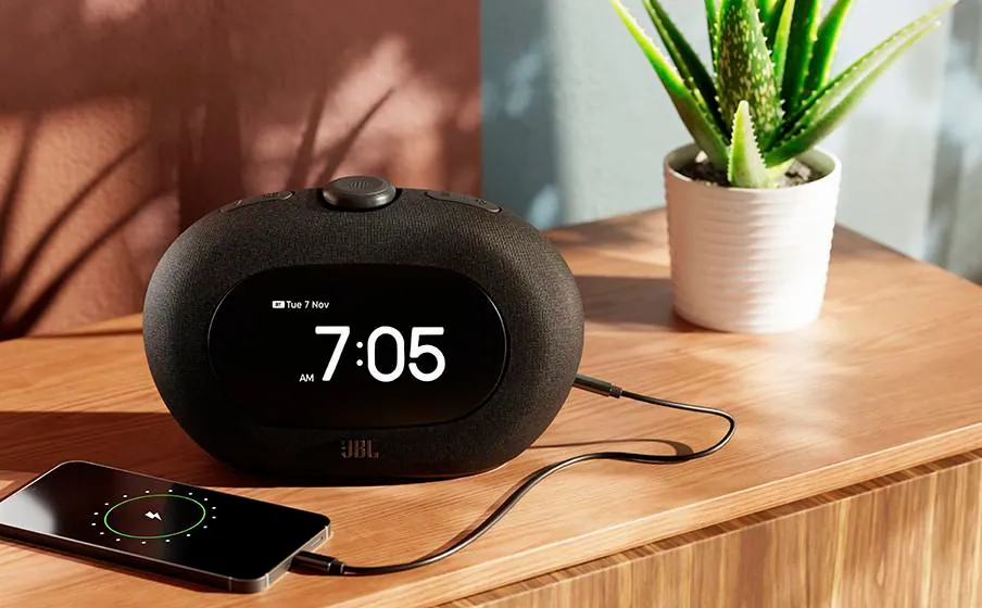 JBL Horizon 3 FM Bluetooth clock radio speaker with FM Black – 8. kép