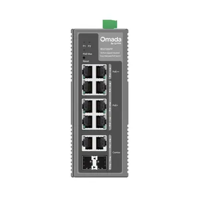 TP-Link IES210GPP Omada 10-Port Gigabit Industrial Easy Managed Switch with 6-Port PoE+ and 2-Port PoE++ – 2. kép