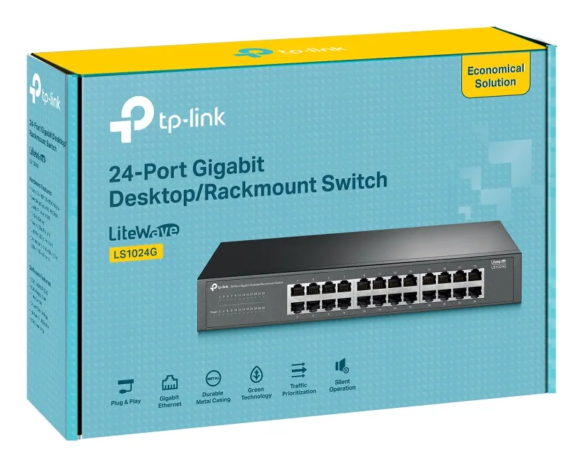 TP-Link LS1024G 24-Port Gigabit Desktop/Rackmount Switch – 6. kép
