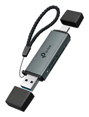 TP-Link UA430D USB 3.0 Type-C&A to SD & microSD 3.0 Card Reader