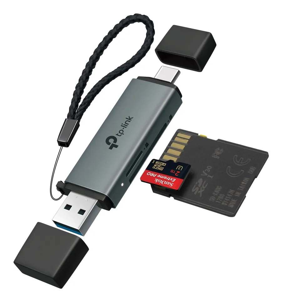 TP-Link UA430D USB 3.0 Type-C&A to SD & microSD 3.0 Card Reader – 2. kép
