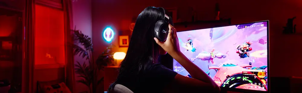 HP HYPERX vezeték nélküli gaming fejhallgató Flight 2 - fekete – 4. kép