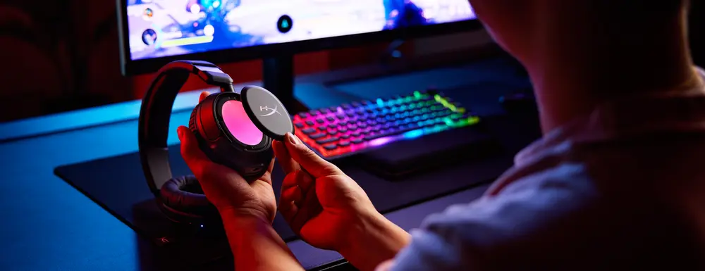HP HYPERX vezeték nélküli gaming fejhallgató Flight 2 - fekete – 6. kép