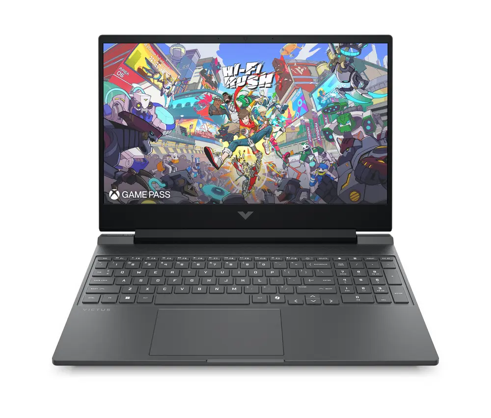 HP Victus 15-fb3016nh, 15.6 FHD AG IPS 144Hz, Ryzen5 240 4.3GHz, 24GB,1TB, RTX 5050 8GB, Win 11, sötétszürke