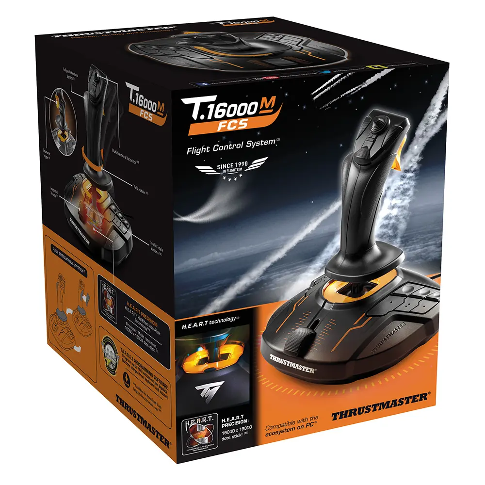 Thrustmaster T-16000M FCS USB Joystick Black – 7. kép