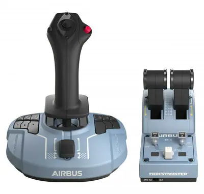 Thrustmaster TCA Officer Pack Airbus Edition USB Joystick és Gázkar Black/Blue