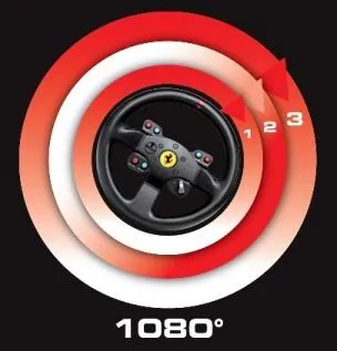 Thrustmaster T300 Ferrari Integral Racing Alcantara Edition USB Kormány Black – 8. kép
