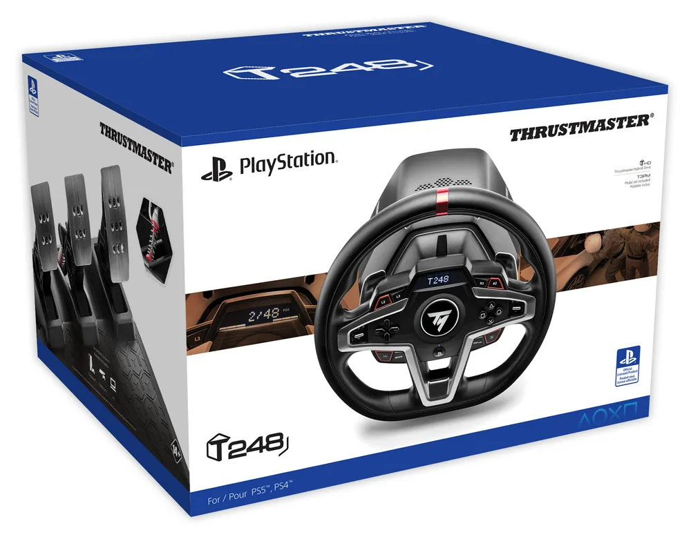 Thrustmaster Steering Wheel and Pedal Kit T248 PS5 / PS4 / PC – 5. kép