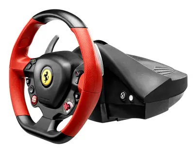 Thrustmaster Ferrari 458 Spider Racing USB Kormány Black/Red – 2. kép