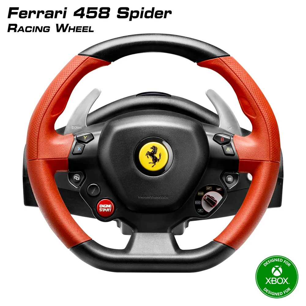 Thrustmaster Ferrari 458 Spider Racing USB Kormány Black/Red – 7. kép