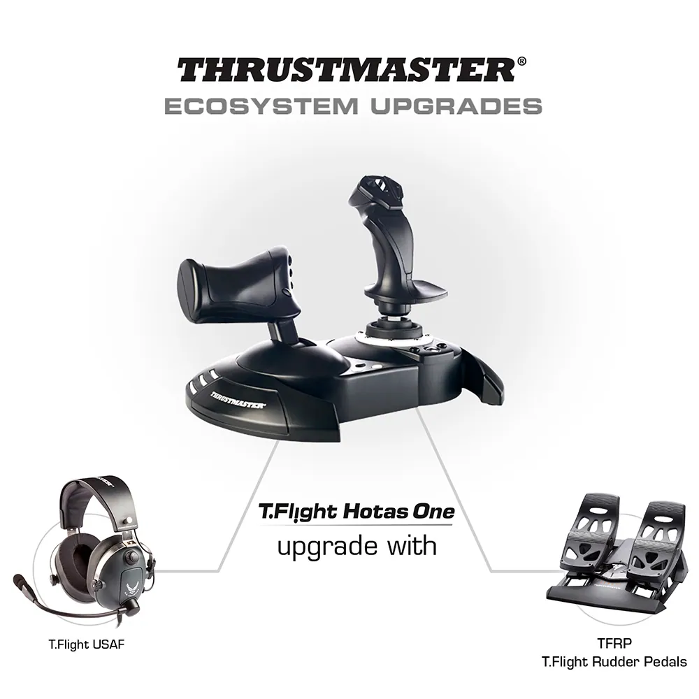 Thrustmaster T-Flight Hotas One USB Joystick és Gázkar Black – 6. kép