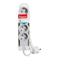 LEGRAND Elosztósor Standard 4x2P+F, 1,5 m vezetékkel, fehér-szürke – 2. kép