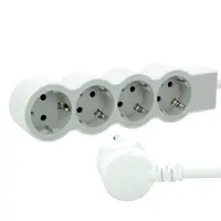 LEGRAND Elosztósor Standard 4x2P+F, 1,5 m vezetékkel, fehér-szürke – 4. kép