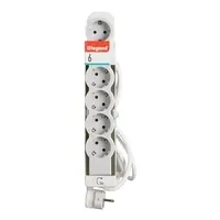 LEGRAND Elosztósor Standard 6x2P+F, 3 m vezetékkel, fehér-szürke – 2. kép