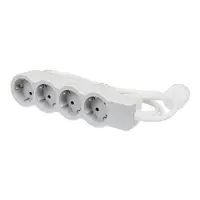 LEGRAND Elosztósor Standard 4x2P+F, 5 m vezetékkel, fehér-szürke