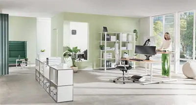 Leitz Ergo állítható magasságú monitorállvány Light Grey – 2. kép