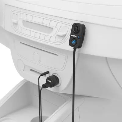 Hama Autós Bluetooth 5.1 Kihangosító (AUX bemenettel rendelkező autókhoz) Black – 2. kép
