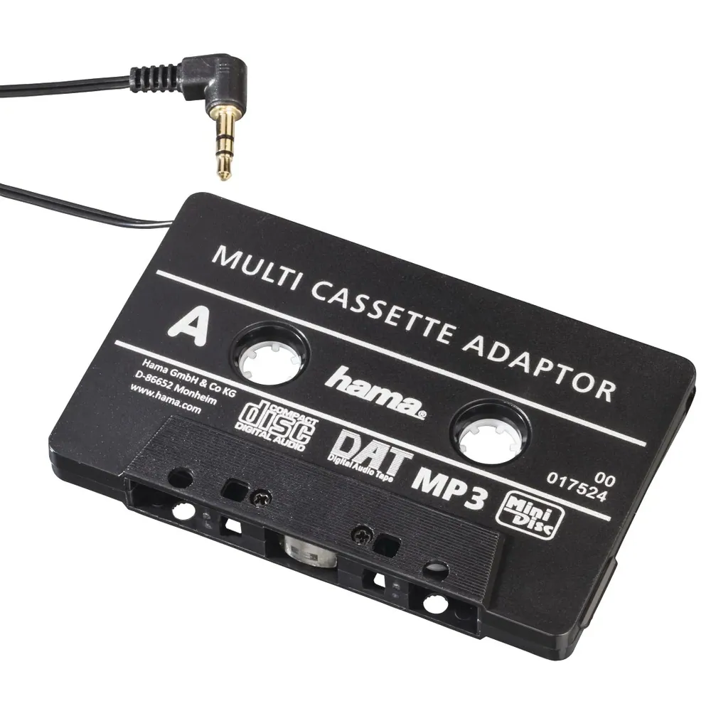 Hama Kazetta Adapter Autórádióhoz Black