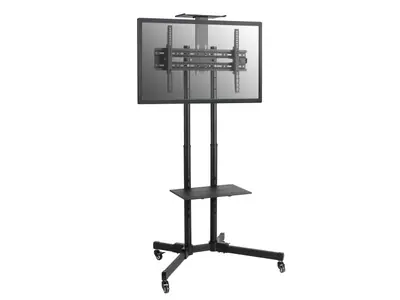 Equip TV/Monitor állvány - 650603 (37"-70" álló, dönthető, állítható magasság, Max.:50kg, fekete/szürke) – 2. kép
