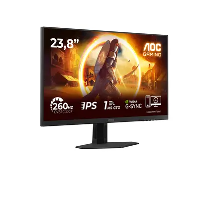 AOC IPS Gaming monitor 23,8" 24G4ZRE 1920x1080, 16:9, 300cd/m2, 1ms, DisplayPort/2xHDMI, 260 Hz – 2. kép