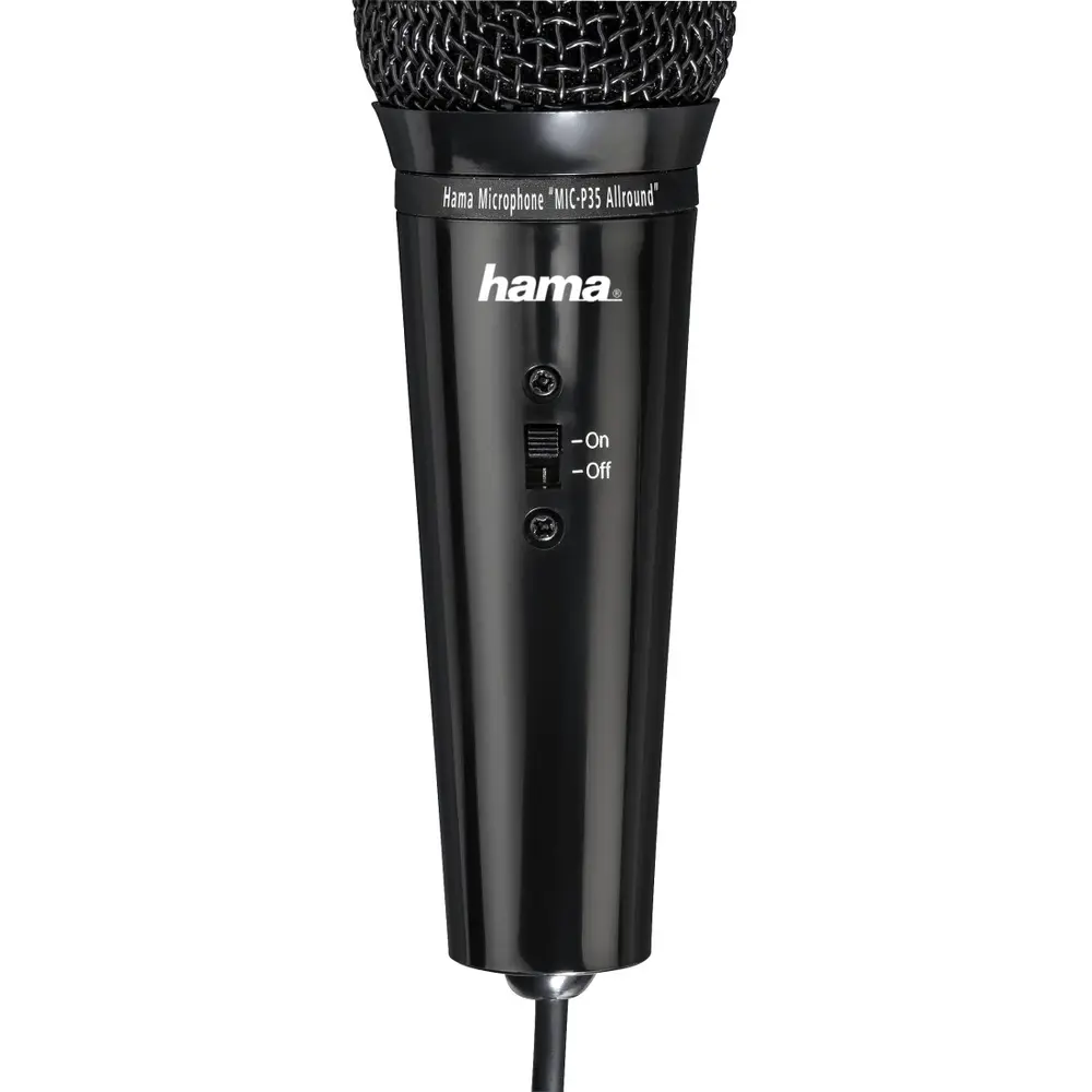 Hama MIC-P35 Allround Microphone for PC and Notebook Black – 2. kép
