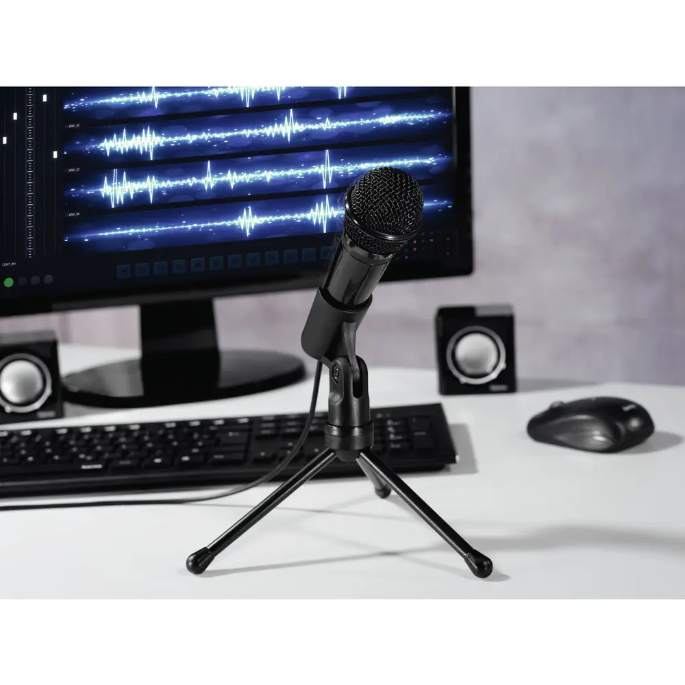 Hama MIC-P35 Allround Microphone for PC and Notebook Black – 3. kép